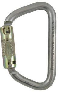 Twist-lock-carabiners